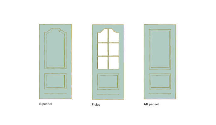 Zaan style doors
